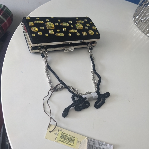 Kate Landry clutch with faux jewel detail. NWT* - Picture 2 of 8